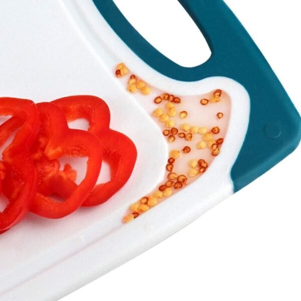 Cutting Boards for Kitchen, Plastic Chopping Board Set of 4 ... - Image 3