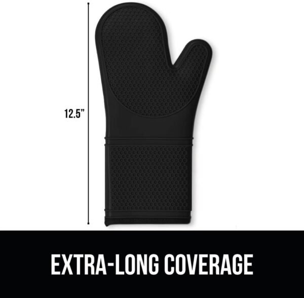 GORILLA GRIP Heat Resistant Durable Silicone Oven Mitts, BPA... - Image 7