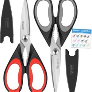 iBayam Kitchen Scissors All Purpose Heavy Duty, Kitchen Uten...