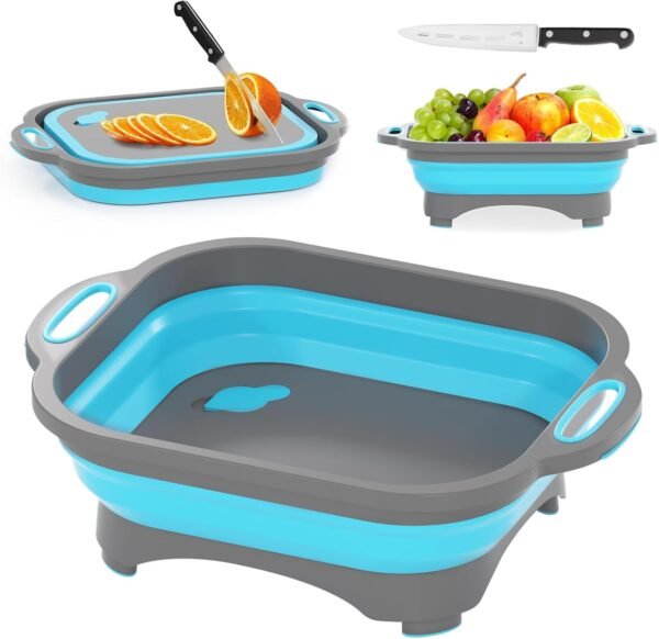 Collapsible Cutting Board,HI NINGER Camping cutting board wi...