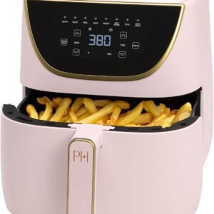 Paris Hilton Air Fryer, Large 6-Quart Capacity, Nonstick Mad...