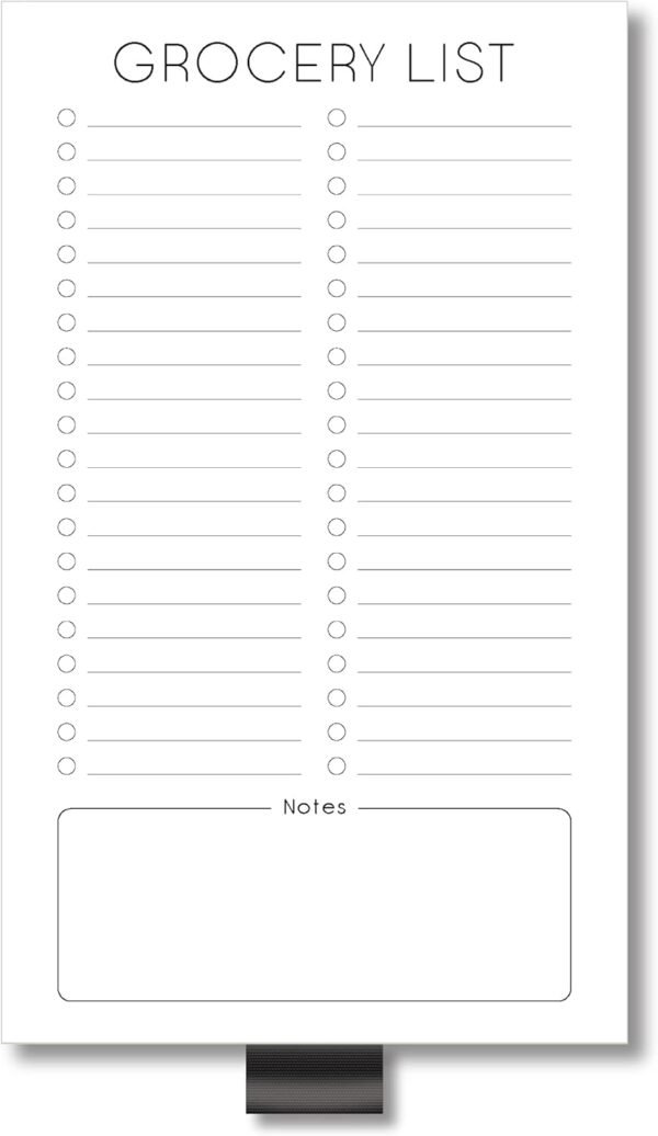 Evercio Grocery List Magnetic Notepad for Refrigerator | For... - Image 8