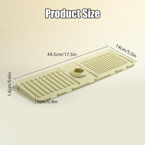 Faucet Mat for Kitchen Sink - 2024 Upgraded Premium Silicone... - Image 2