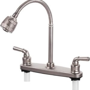 RV Kitchen Faucet Non-Metallic, Flexible Spout for Campers, ...