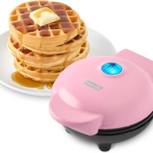 DASH Mini Maker for Individual Waffles, Hash Browns, Keto Ch...