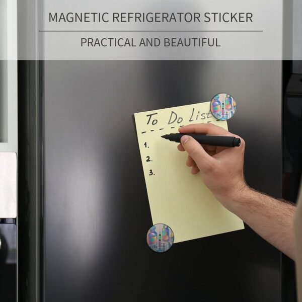 Gradient Medical Items Pattern Magnetic Refrigerator Magnets... - Image 6