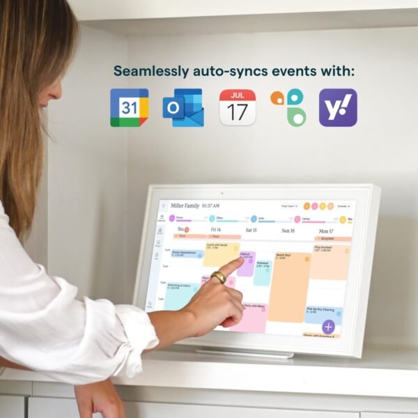 Skylight Calendar: 15-inch Wall Planner Digital Calendar & C... - Image 2