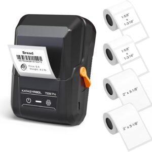 SUPVAN T50M Pro Bluetooth Label Maker Machine with 4 Tapes, ...