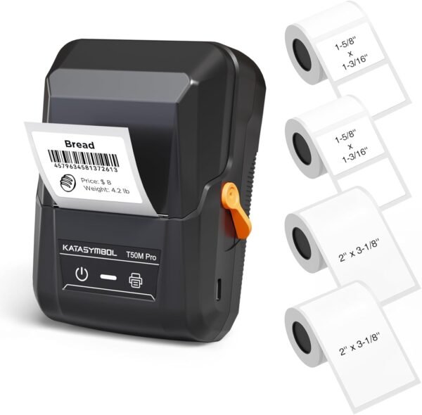 SUPVAN T50M Pro Bluetooth Label Maker Machine with 4 Tapes, ...