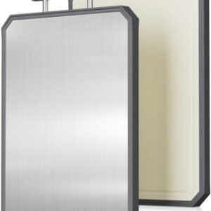 SNOWCLAD Stainless Steel Cutting Board,Double Sided Steel Cu...