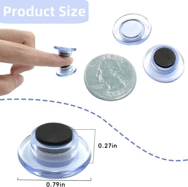 DIFIT Fridge Magnets, 10pcs Refrigerator Magnets, Small Magn... - Image 3