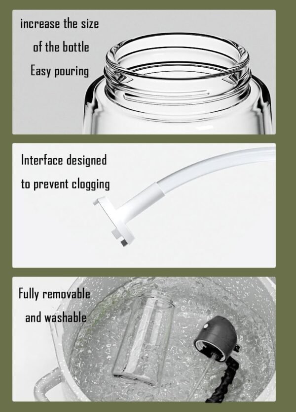 Oil Sprayer for Cooking,2 in 1 Olive Oil Dispenser and Oil S... - Image 2