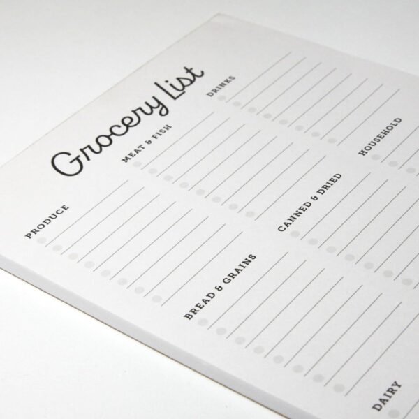 CARDAMONOLY Grocery List Notepad - 6 x 9 Inches - 50 Tear Of... - Image 2