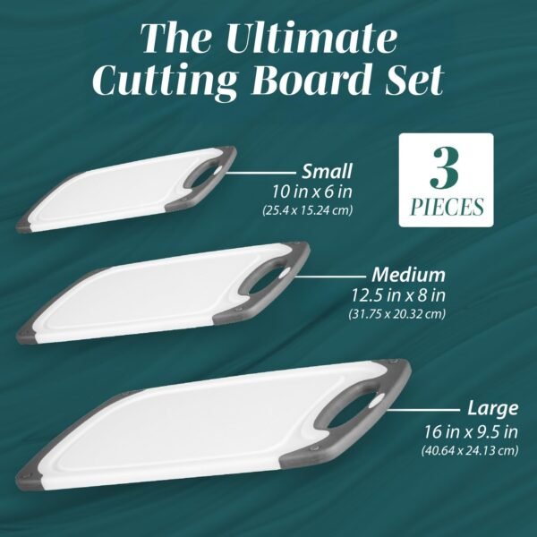 Cutting Boards for Kitchen - BPA-Free Chopping Board - Diffe... - Image 6