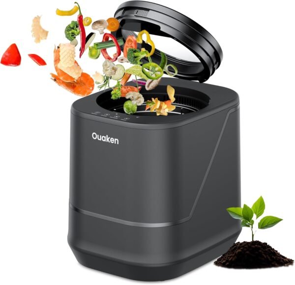 Electric Composter for Kitchen - 4L Countertop Indoor Compos...