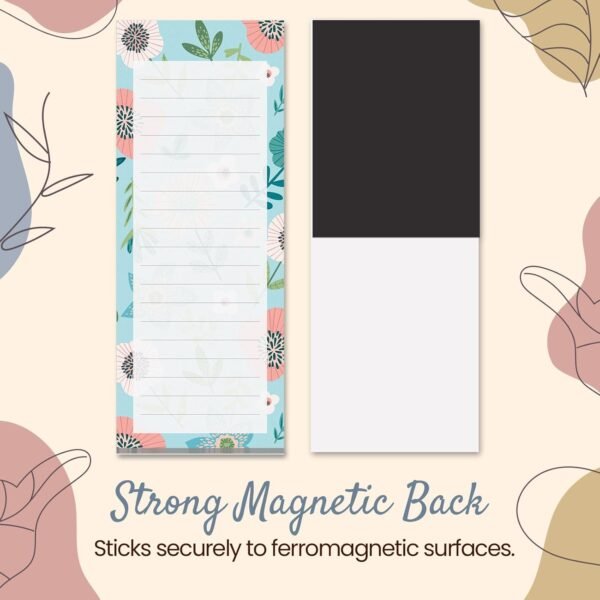 Magnetic Notepads for Refrigerator, 4-Pack Grocery List Magn... - Image 5