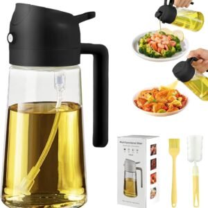 Oil Dispenser for Kitchen, 2 in 1 Olive Oil Sprayer, Olive O...