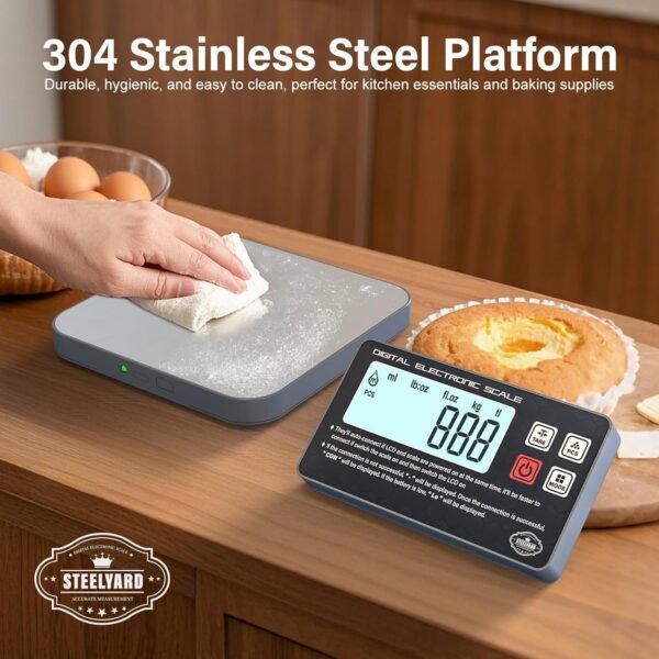 AWLKIM® Digital Kitchen Food Scale -Detachable Display Elect... - Image 3