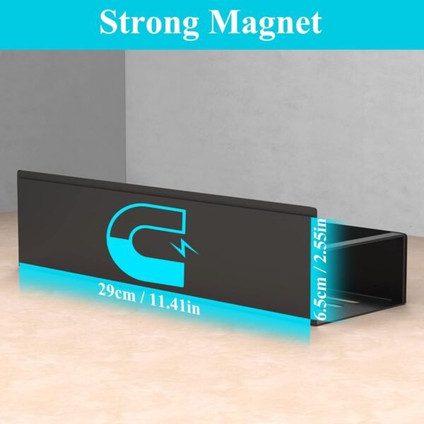 Metal 4 Pack Magnetic Spice Storage Rack Organizer for Refri... - Image 2