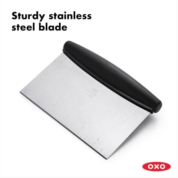 OXO Good Grips Stainless Steel Bench Scraper & Chopper, Doug... - Image 2