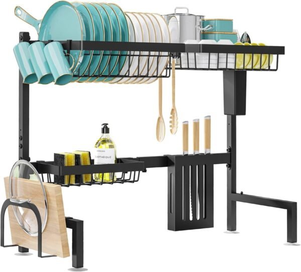 Dish Drying Rack Over The Sink - Large Capacity Stainless St... - Image 4