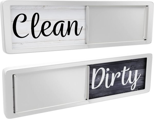 Dishwasher Magnet Clean Dirty Sign, Clean Dirty Magnet for D...