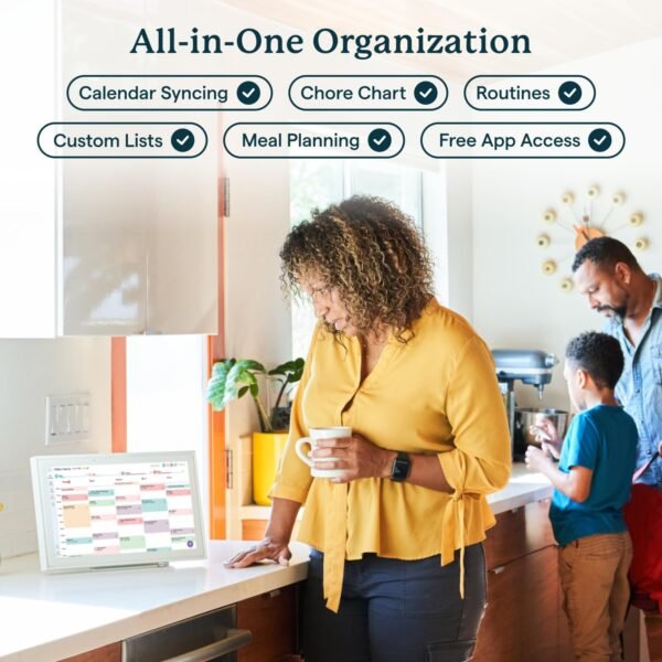 Skylight Calendar: 15-inch Wall Planner Digital Calendar & C... - Image 3