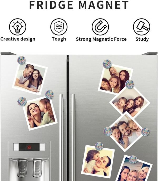 Gradient Medical Items Pattern Magnetic Refrigerator Magnets... - Image 5