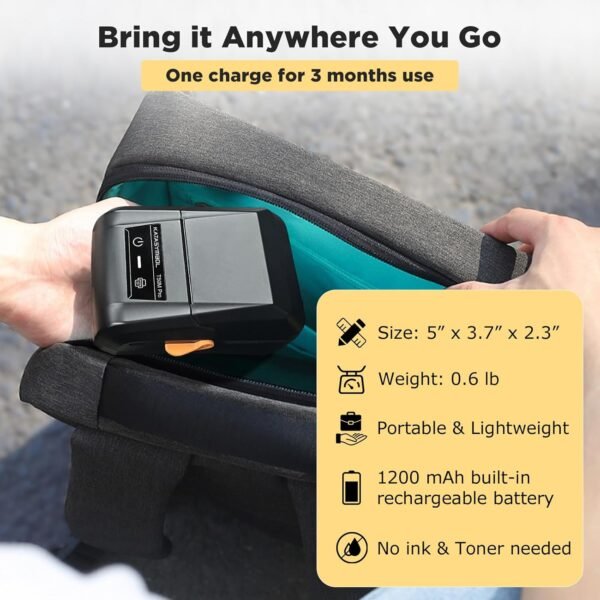 SUPVAN T50M Pro Bluetooth Label Maker Machine with 4 Tapes, ... - Image 7