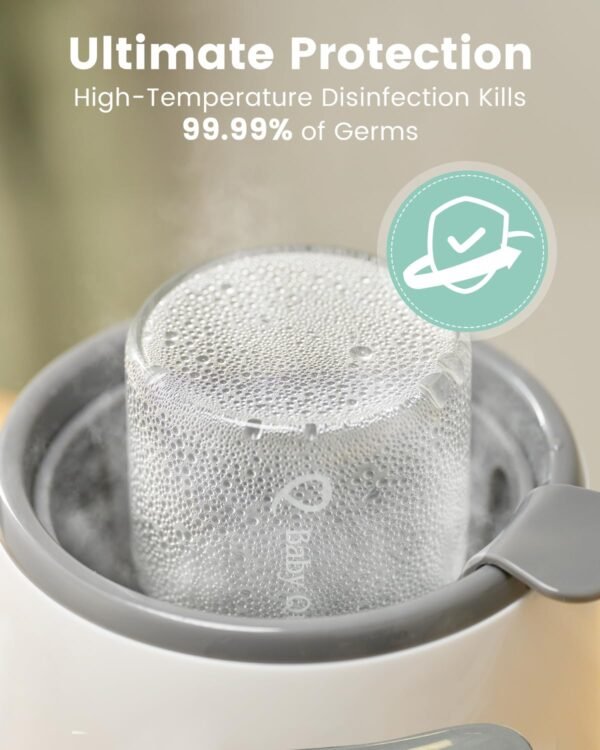 Bottle Warmer, GROWNSY 8-in-1 Fast Baby Milk Warmer with Tim... - Image 7