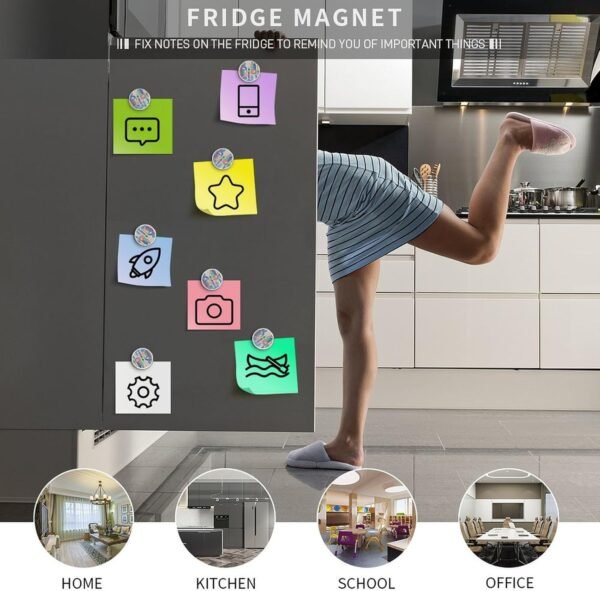 Gradient Medical Items Pattern Magnetic Refrigerator Magnets... - Image 4