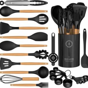 Silicone Cooking Utensils Set - Silicone Kitchen Utensils fo...