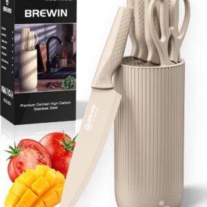 Knife Set, Brewin Kitchen Knife Set, Knives Set for Kitchen,...