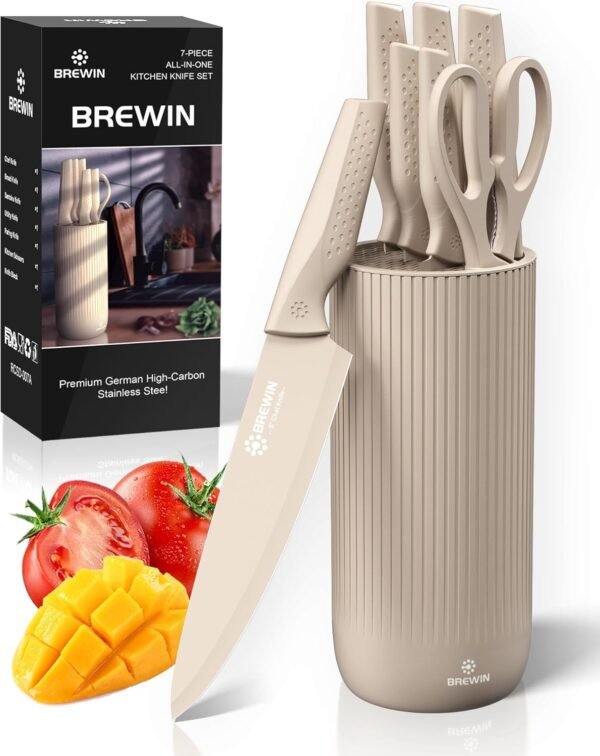 Knife Set, Brewin Kitchen Knife Set, Knives Set for Kitchen,...
