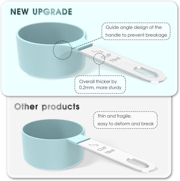 TILUCK Measuring Cups & Spoons Set, Stackable Cups and Spoon... - Image 2