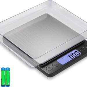 Small Gram Scale, Digital Kitchen Food Scale for Food Ounces...