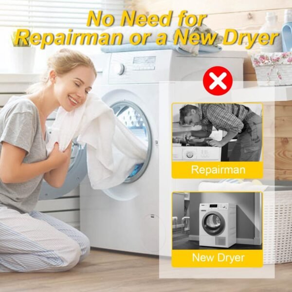 Dryer Timer for May-tag MEDC215EW1, Whirl-Pool WED4815EW1, W... - Image 7