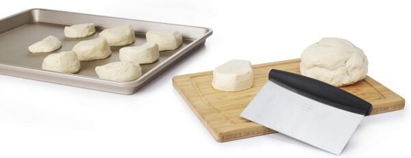 OXO Good Grips Stainless Steel Bench Scraper & Chopper, Doug... - Image 9