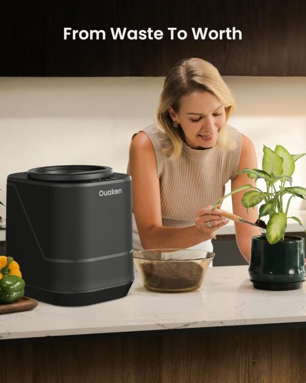 Electric Composter for Kitchen - 4L Countertop Indoor Compos... - Image 8