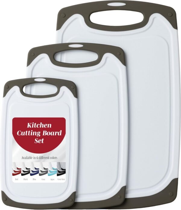 Cutting Boards for Kitchen - BPA-Free Chopping Board - Diffe...