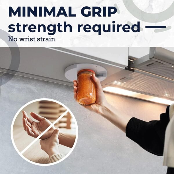 EZ Off Jar Opener for Seniors - Under Cabinet Jar Openers fo... - Image 9