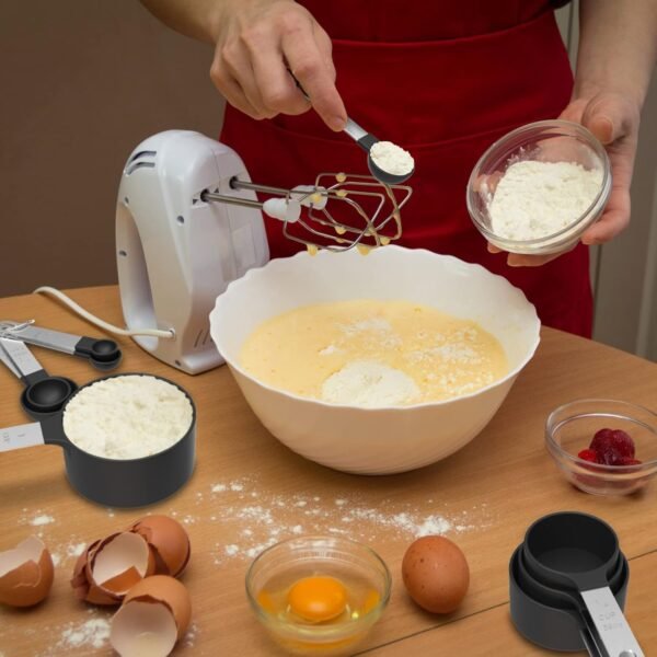 TILUCK Measuring Cups & Spoons Set, Stackable Cups and Spoon... - Image 7