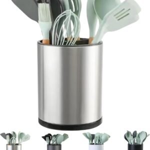 Kitchen Utensil Holder Extra Large 360°Rotating For Counter ...