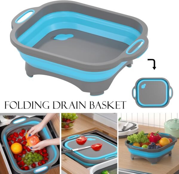 Collapsible Cutting Board,HI NINGER Camping cutting board wi... - Image 3