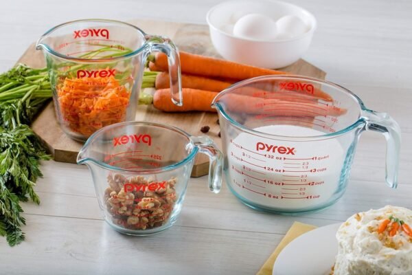 Pyrex Essentials (3-Pack) Glass Measuring Cups Set, (1, 2 & ... - Image 8