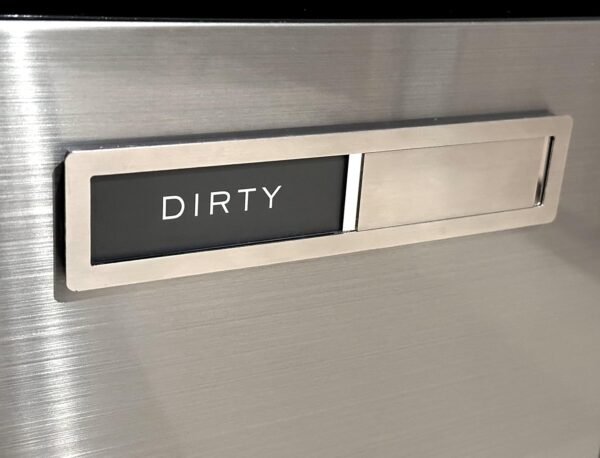 Dishwasher Magnet Clean Dirty Sign, Kubik Letters Premium St... - Image 3
