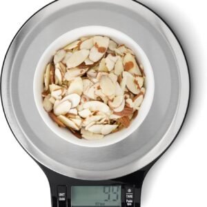 Amazon Basics Digital Kitchen Scale with LCD Display, Batter...