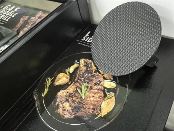 Burger Press 7.08" Round,Heavy-Duty Cast Iron Smash Burger P... - Image 4