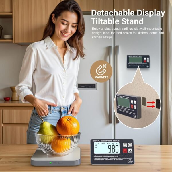 AWLKIM® Digital Kitchen Food Scale -Detachable Display Elect... - Image 2