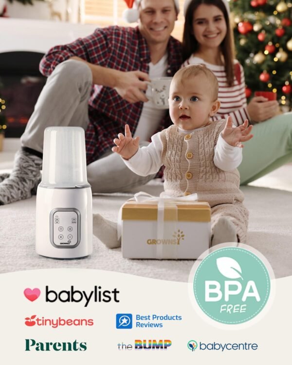 Bottle Warmer, GROWNSY 8-in-1 Fast Baby Milk Warmer with Tim... - Image 6